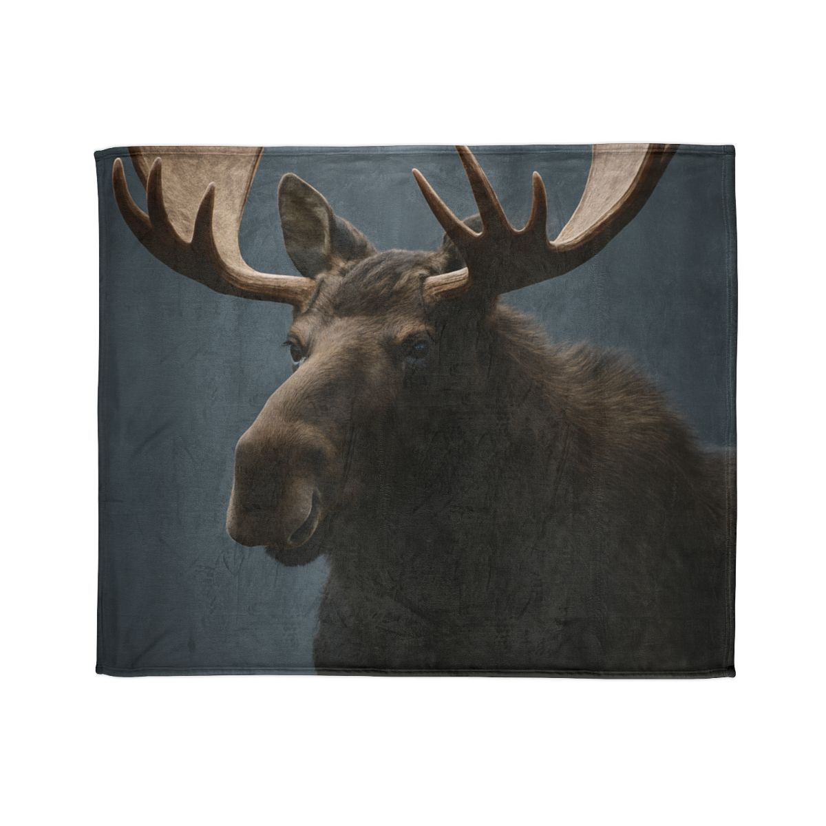 Quiet Titan Moose personalized cozy blankets