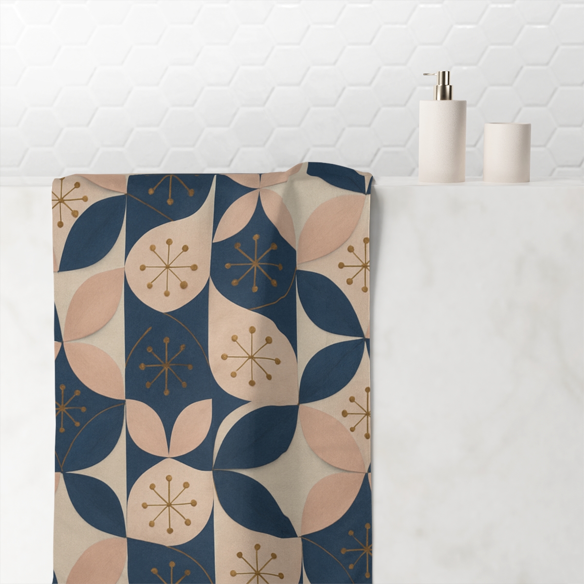 Petal Constellation Grid unique gift towels
