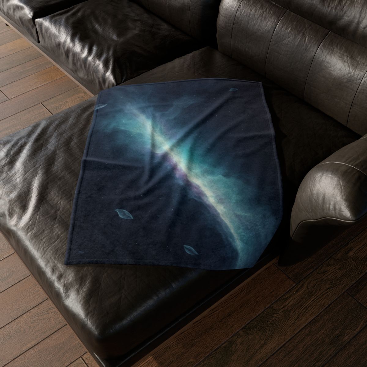 Luminous Rift Horizon custom blankets