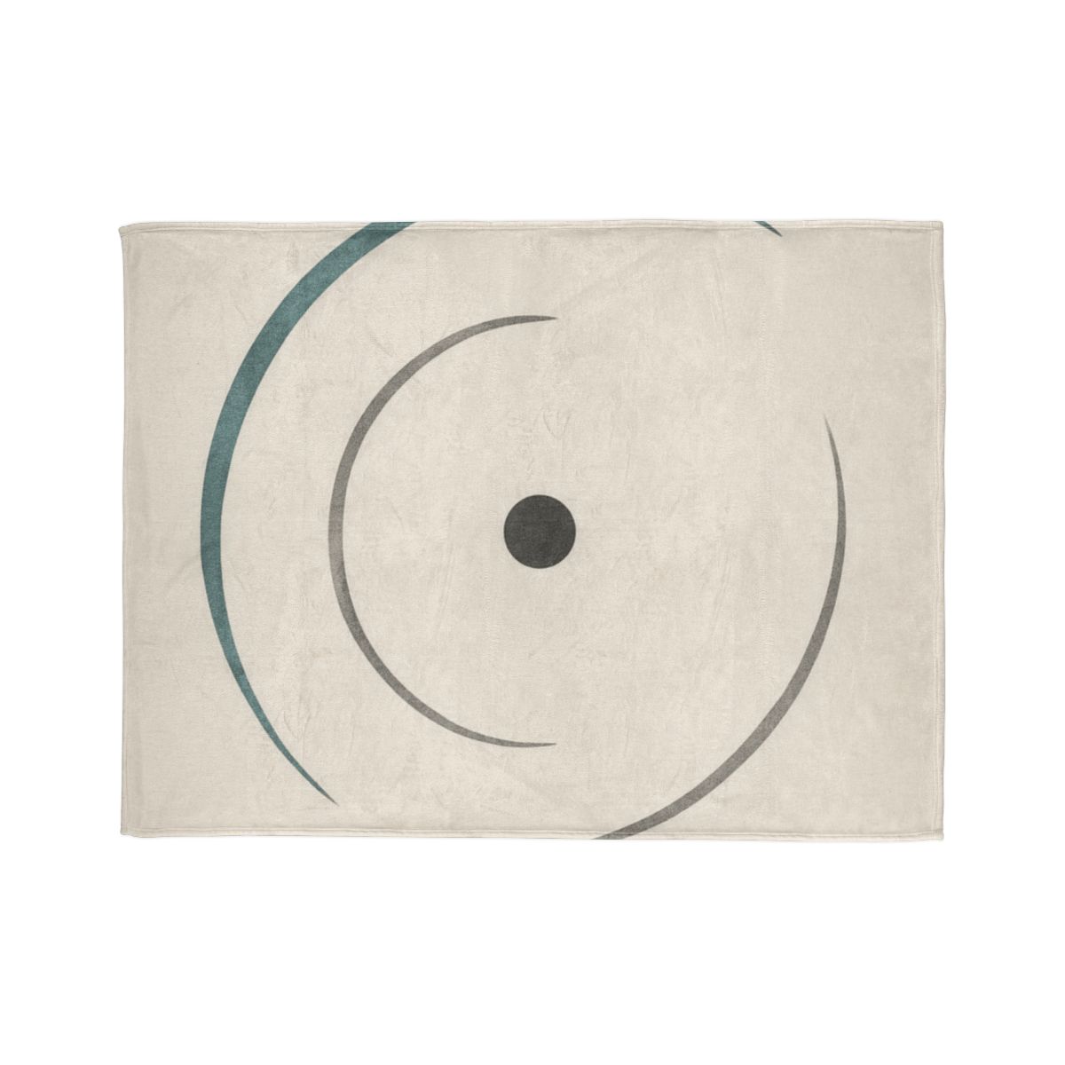 Twin Arcs And Centered Dot stylish throw blankets