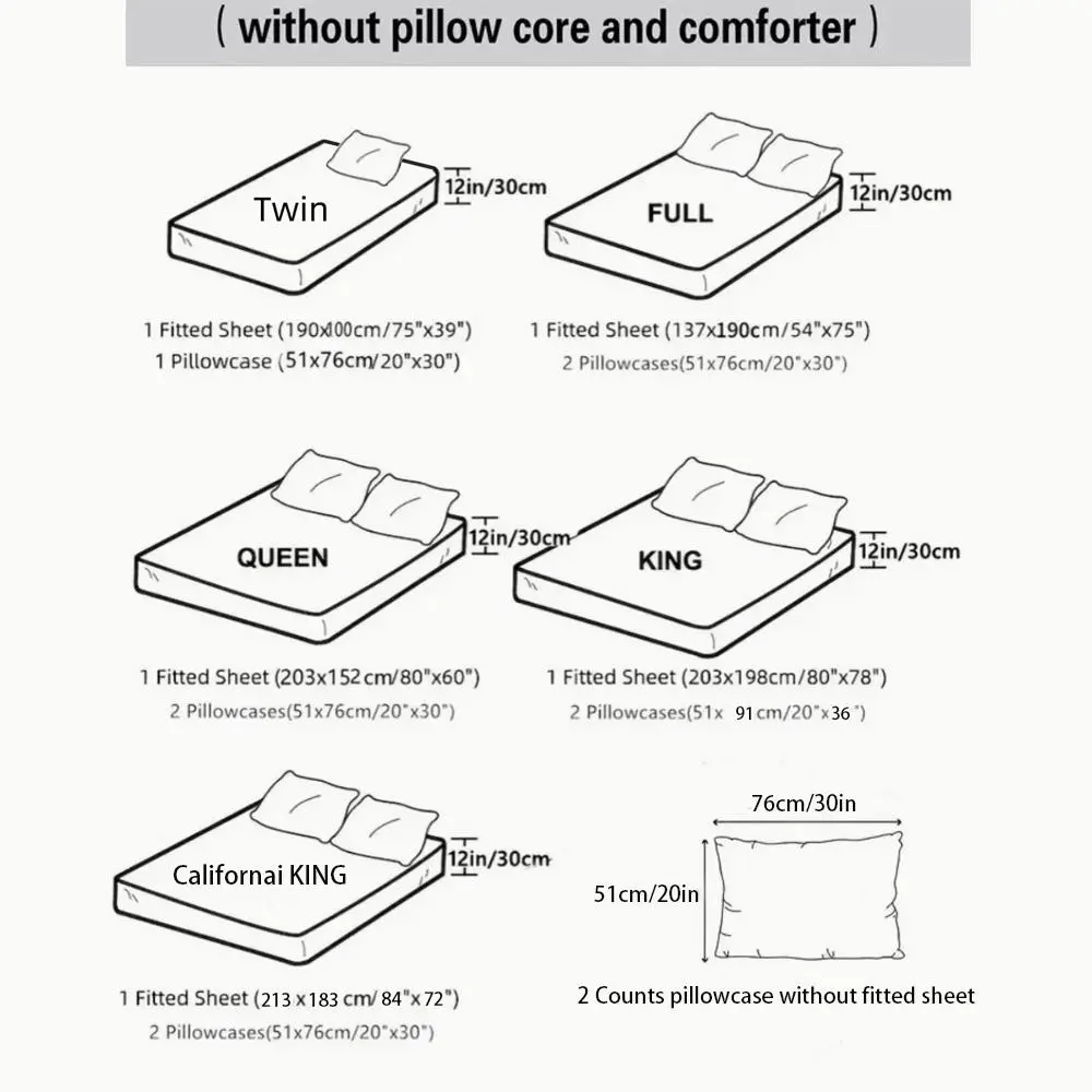 2/3 Piece Solid Color Bedding Set, Cool Silk Smooth Breathable, Soft Comfort Skin-Friendly, Mattress Protector, Silky Fitted Sheet, Gift for Him or Her, Silky Bedding Sheets, Fitted Sheet #GLOBAL PICKS