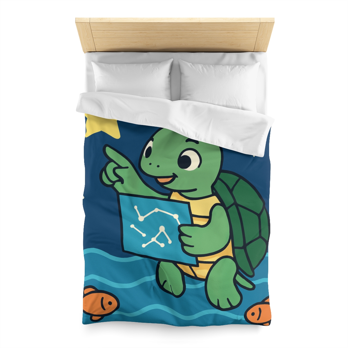 Stargazer Sea Turtle warm winter duvets