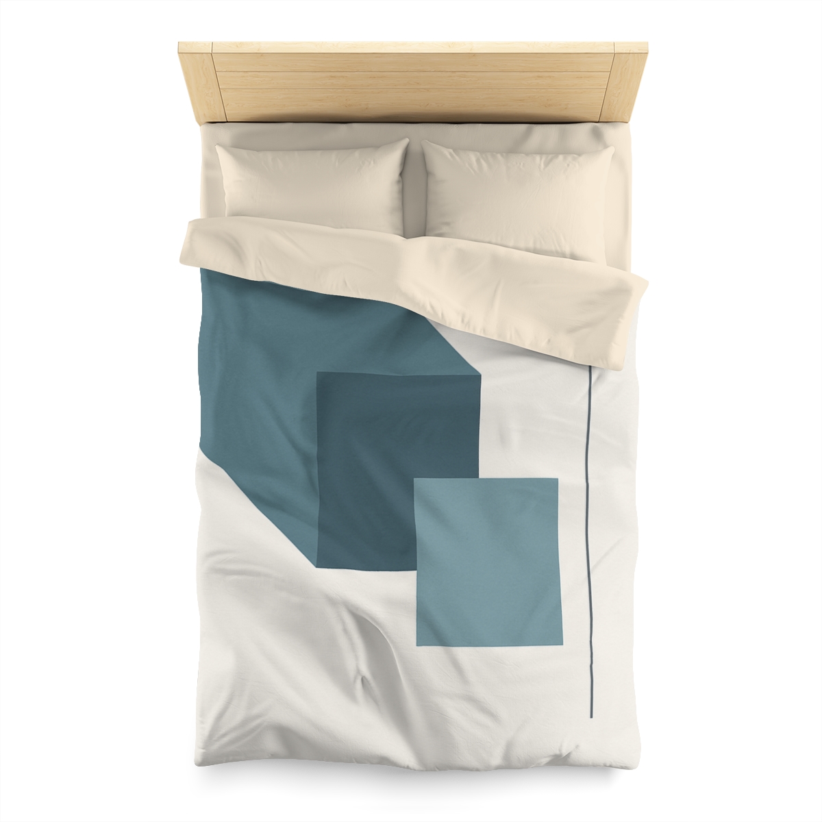 Stepped Rectangle Orbits personalized bedding duvets