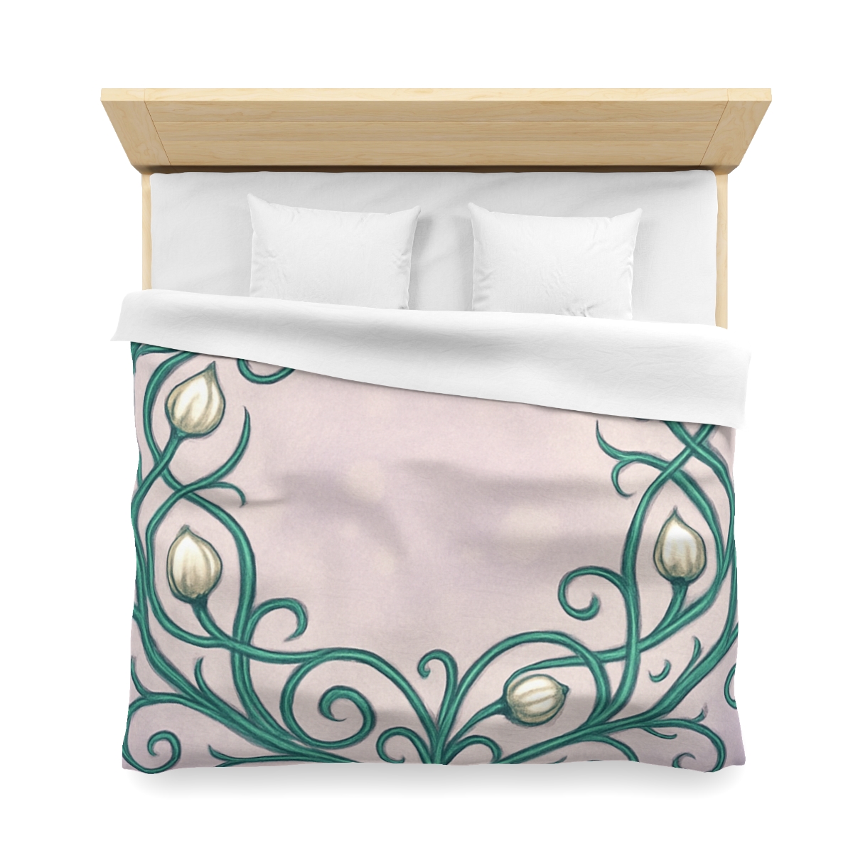 Vine Lattice Halo designer printed duvets