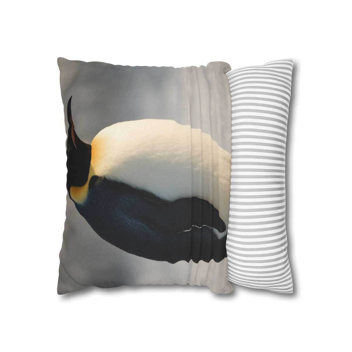 Aurora Drift Emperor Penguin custom pillow cases
