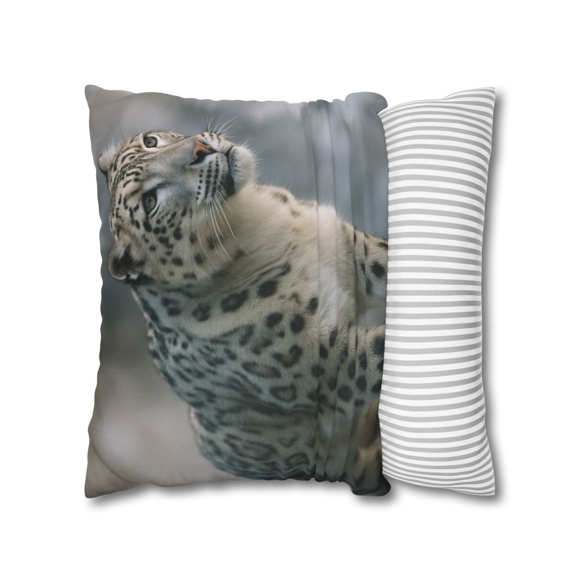 Cliff Phantom Snow Leopard soft cotton pillow cases