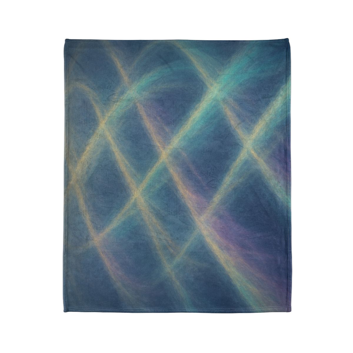 Aurora Lattice Horizon soft fleece blankets