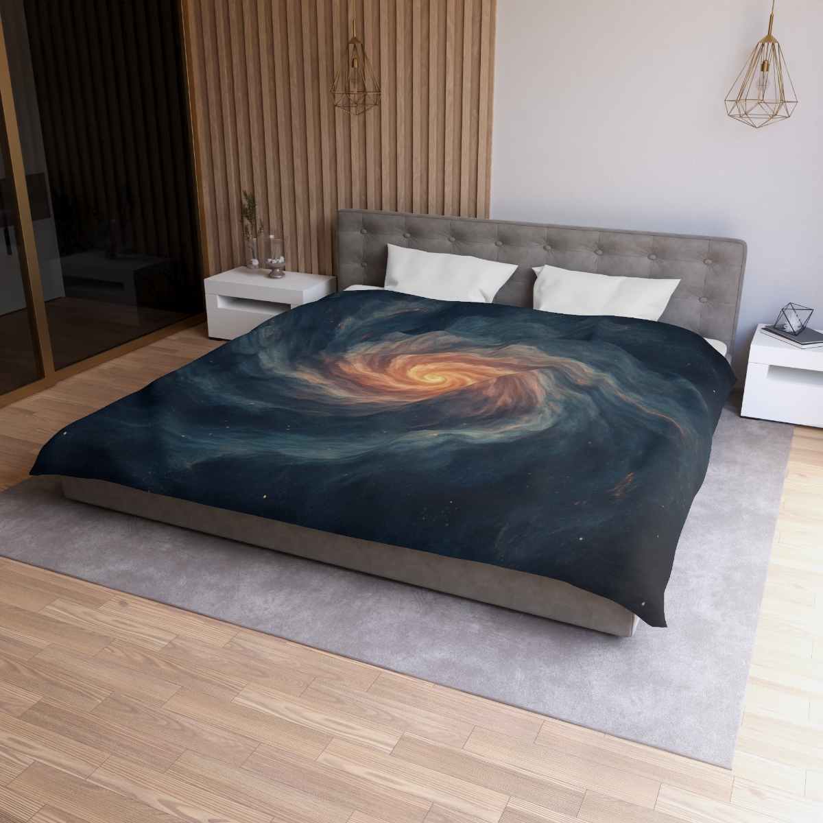 Nebula Spiral Garden unique patterned duvets