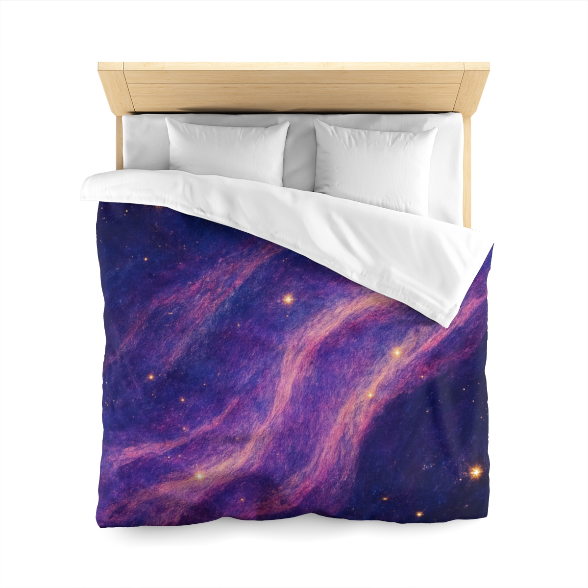 Celestial Veil Of Radiant Nebula unique patterned duvets