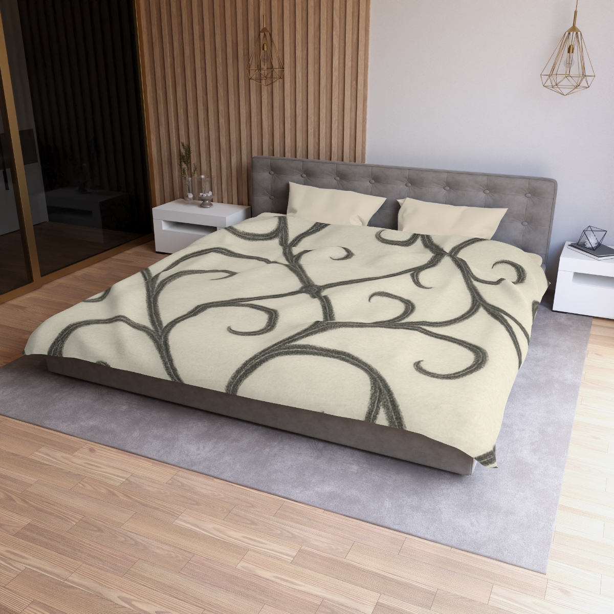 Vine Lattice Outline duvets for gifts