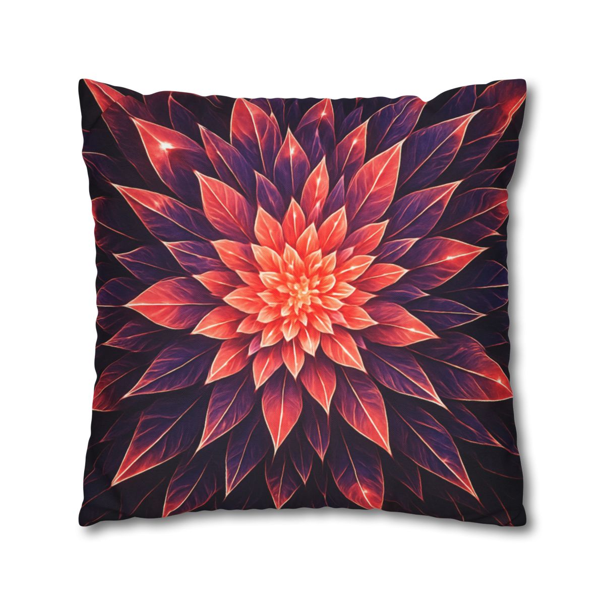 Cosmic Bloom Fractal comfortable bedding pillow covers