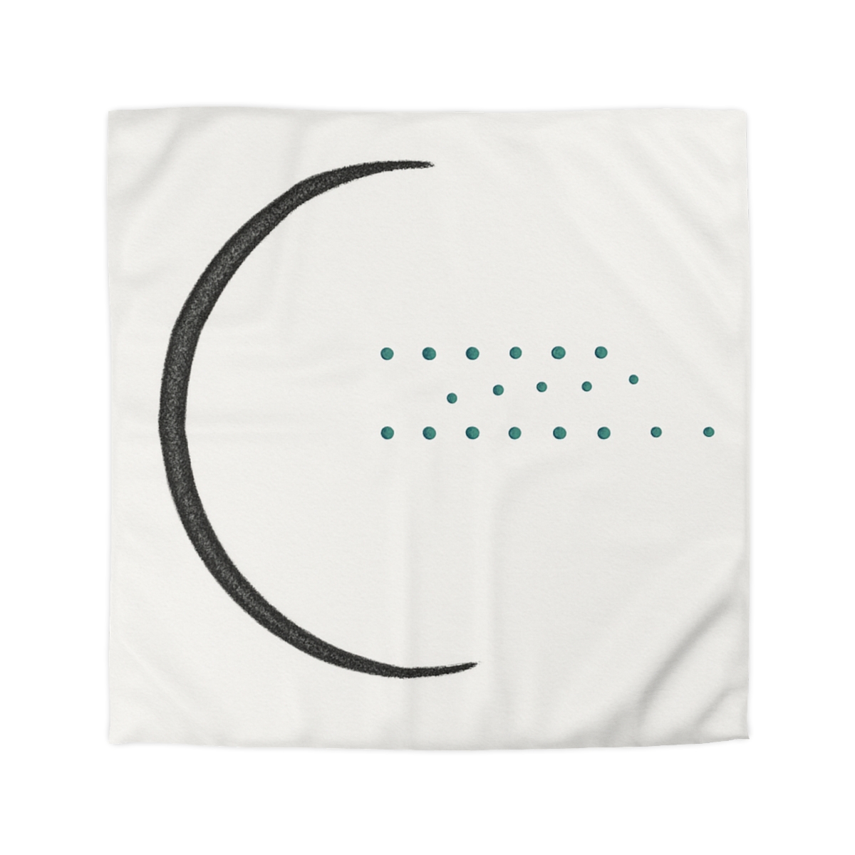 Split Crescent And Parallel Dots warm winter duvets