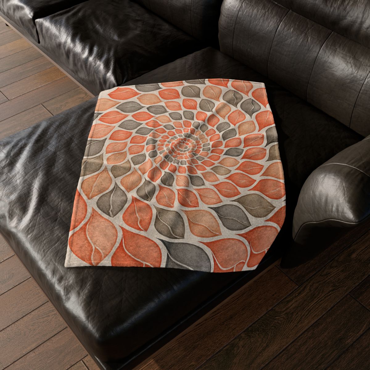 Bud Spiral Time Mosaic decorative home blankets