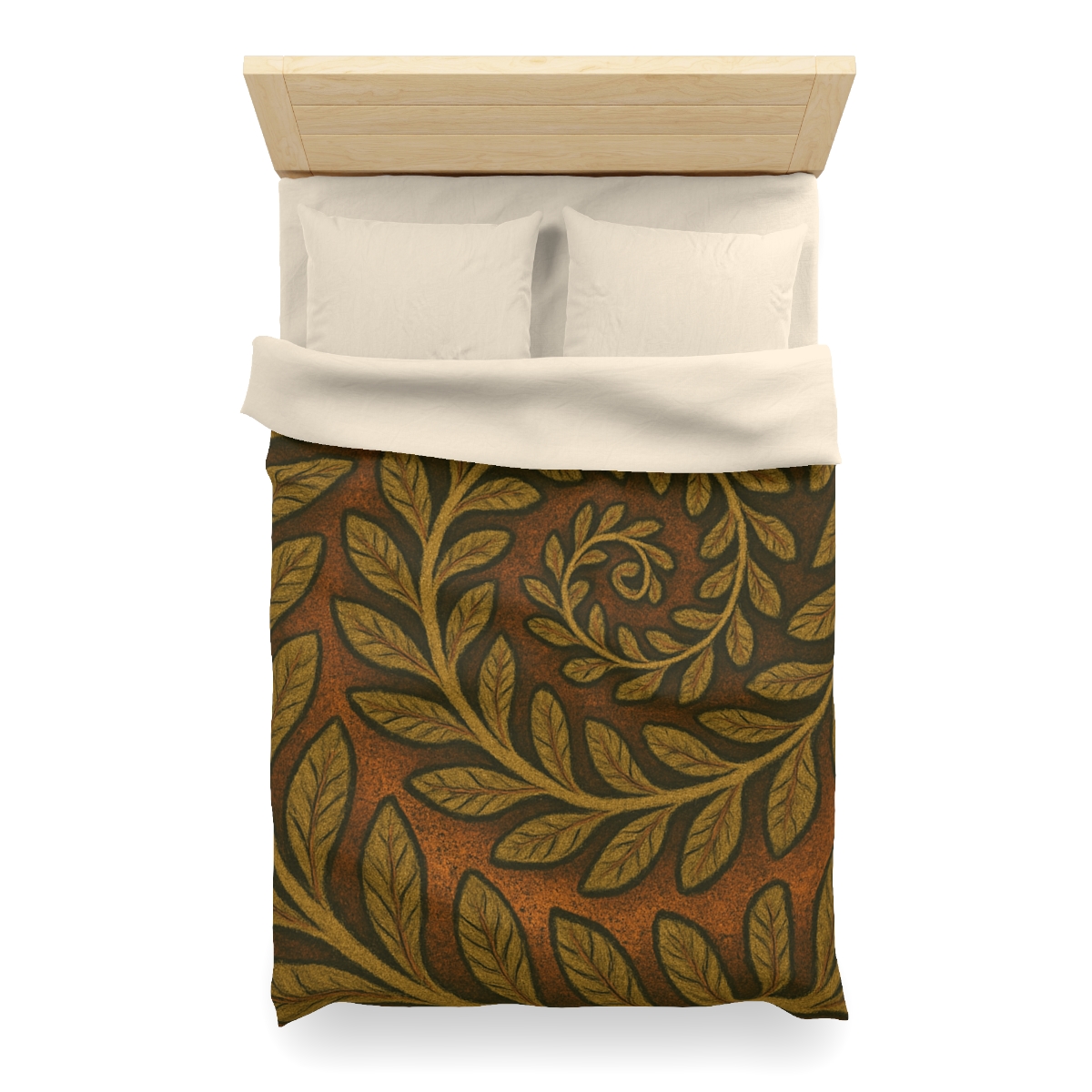 Frond Spiral Weave custom duvets