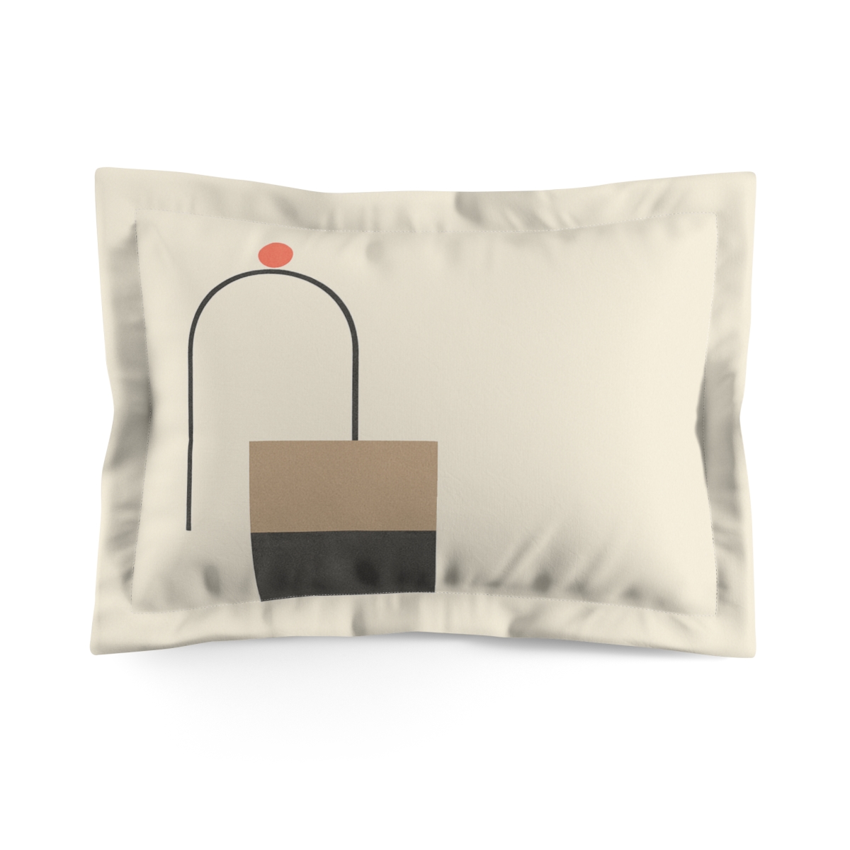 Arc Window Over Twin Blocks gift pillows for home