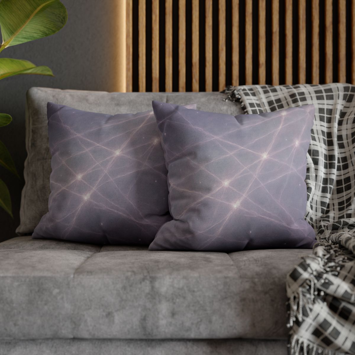 Celestial Web Filament custom pillow cases