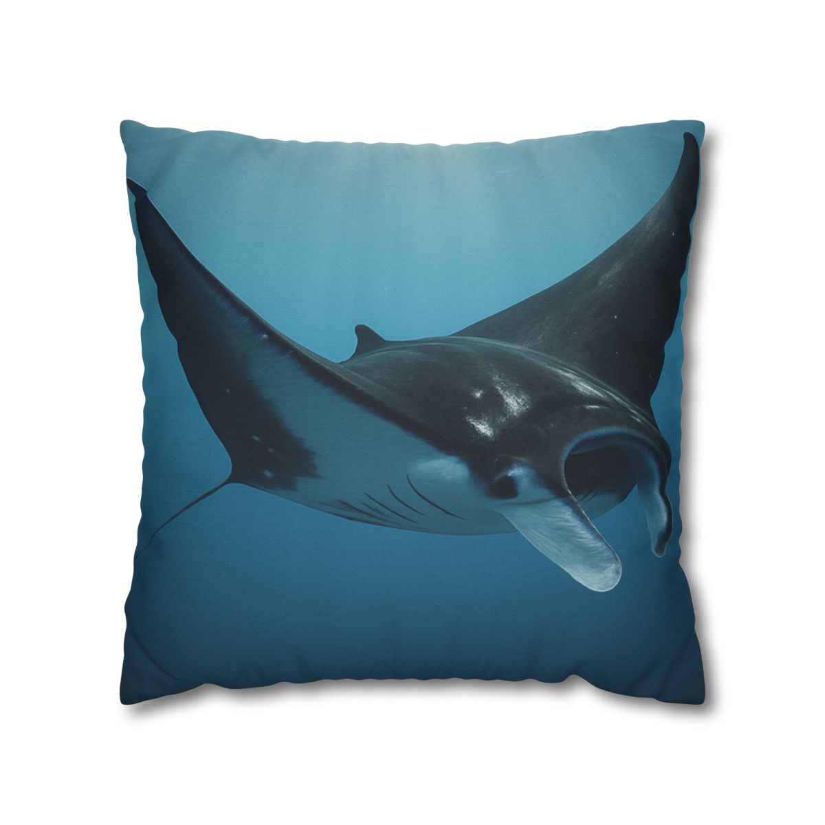 Manta Ray Silent Glide designer print pillow cases