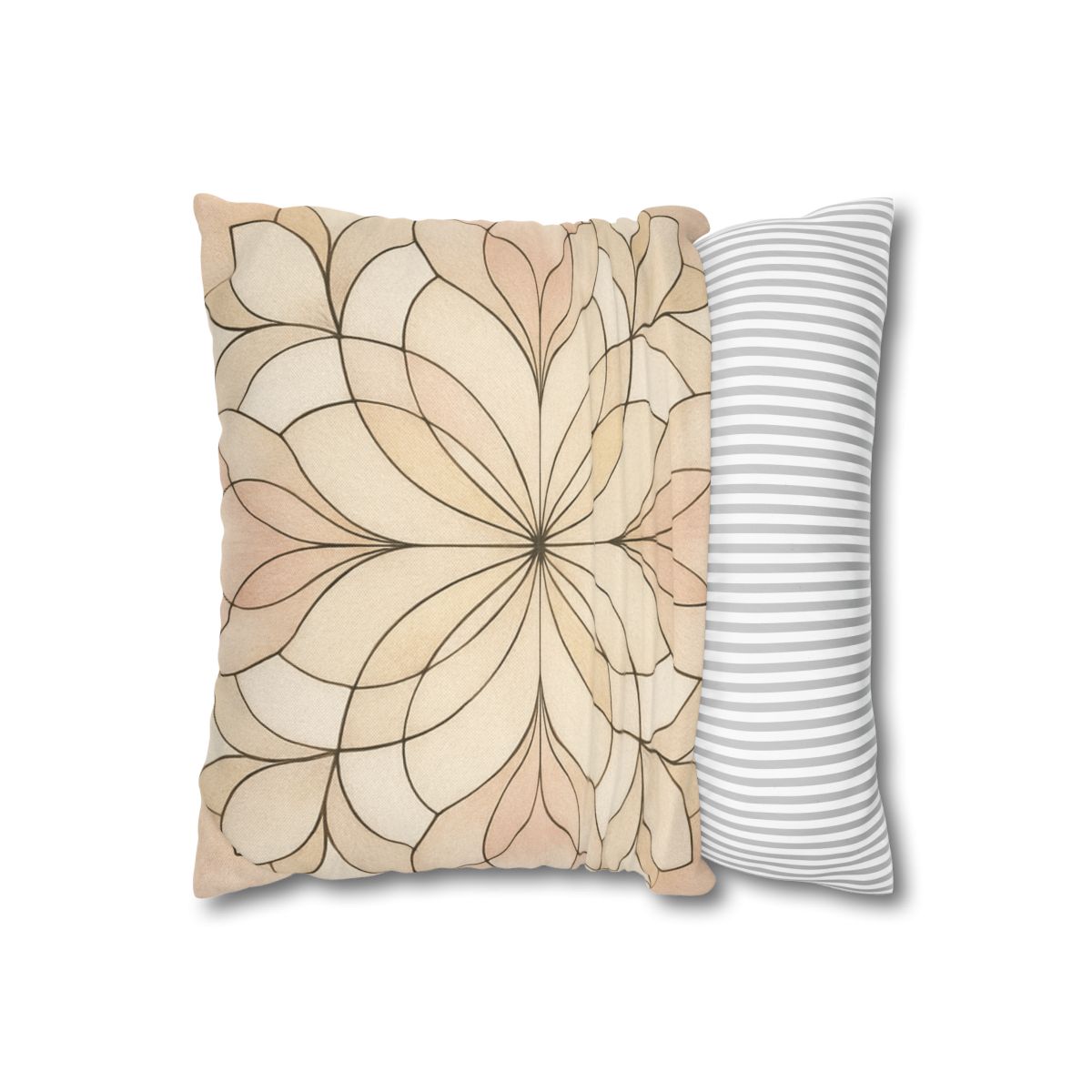 Petal Prism Lattice stylish decorative pillowcases