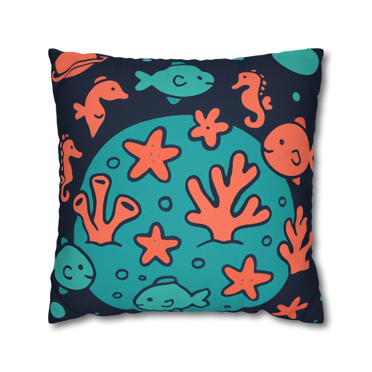Cosmic Coral Reef Planet stylish decorative pillowcases