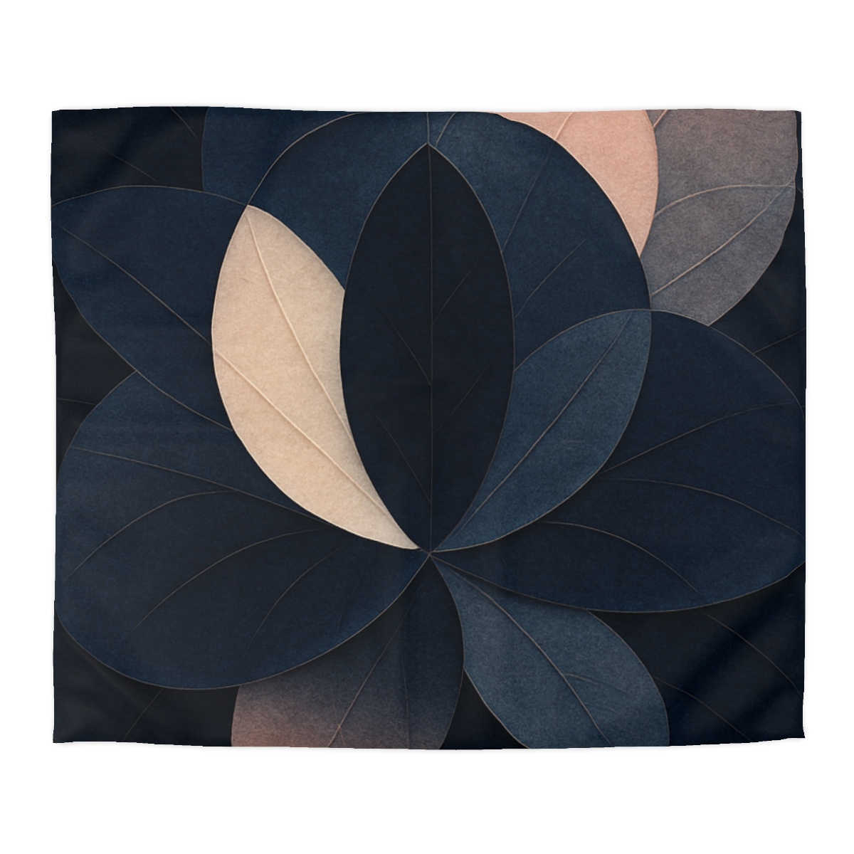 Petal Eclipse Overlays custom duvets