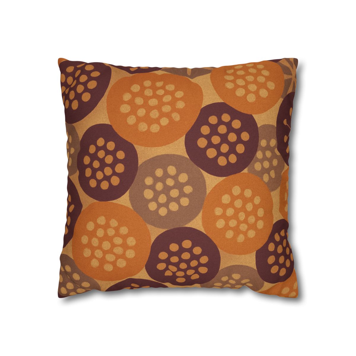Seed Pod Cluster Mosaic custom pillow cases