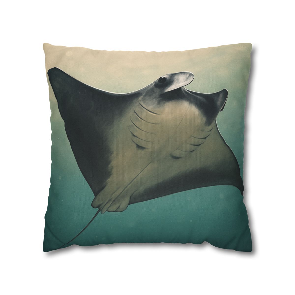 Velvet Current Manta Ray custom pillow cases