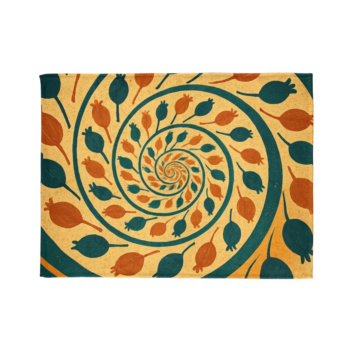 Spiral Seed Chorus decorative home blankets