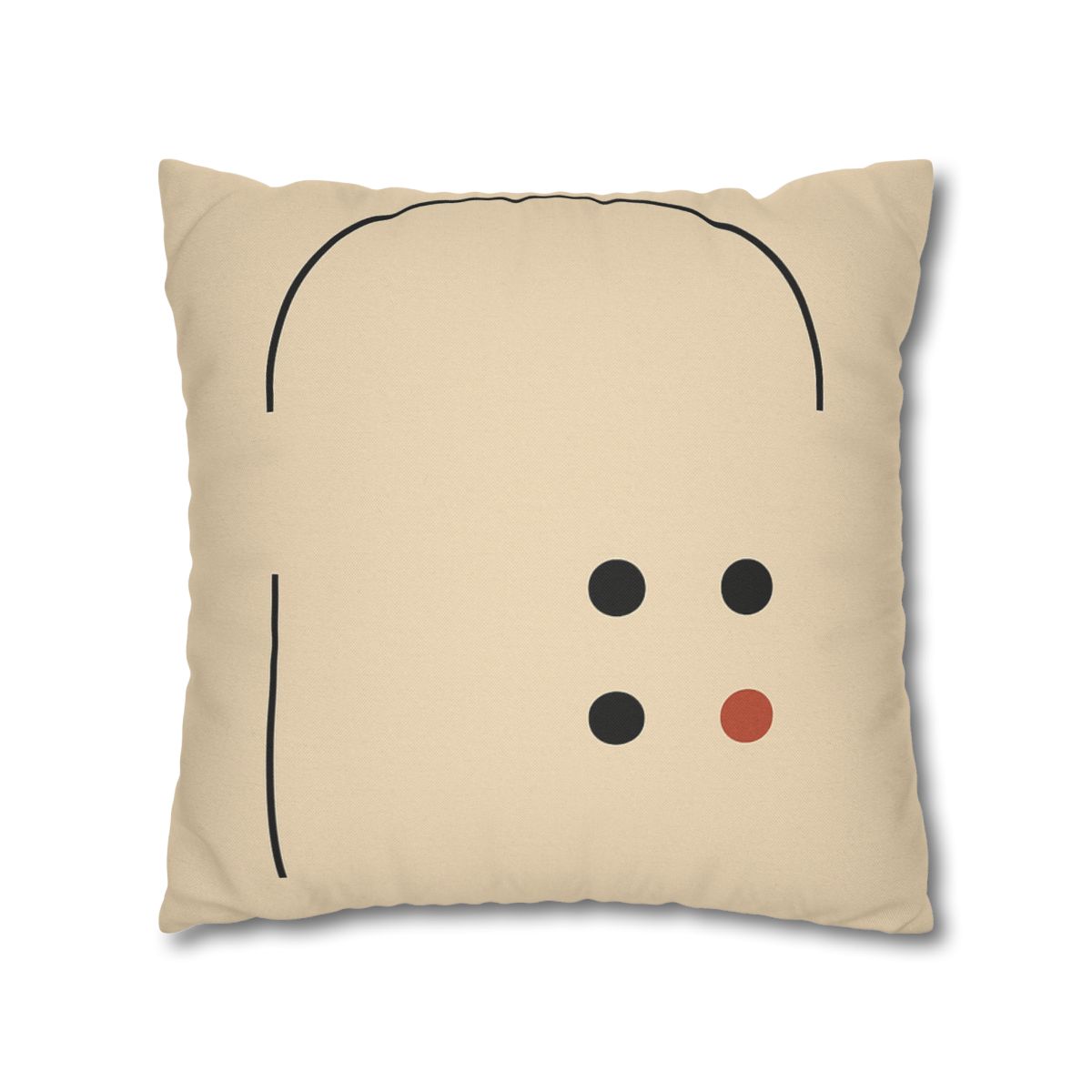 Partial Arc Window Over Dot Grid trendy patterned pillow cases