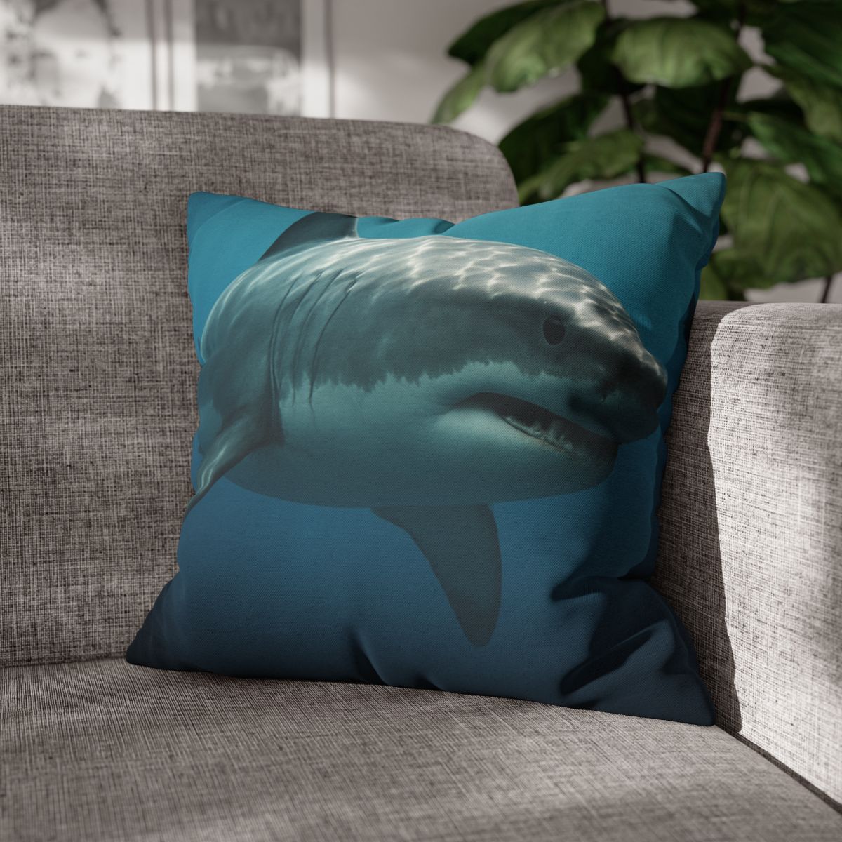 Silent Hunter Great White Shark stylish decorative pillowcases