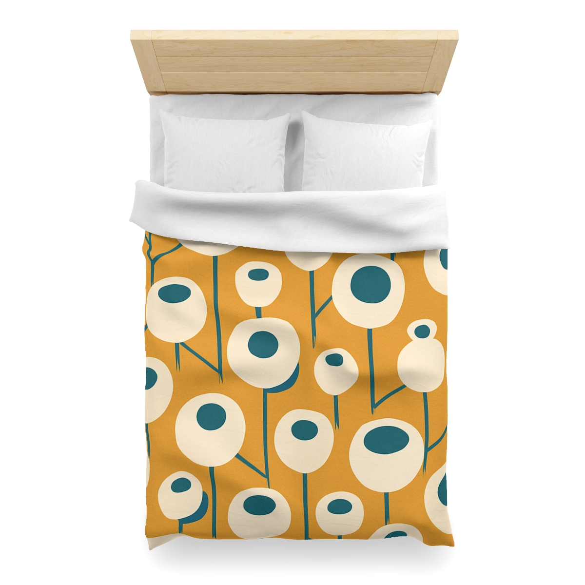 Seed Pod Cluster Grid custom duvets