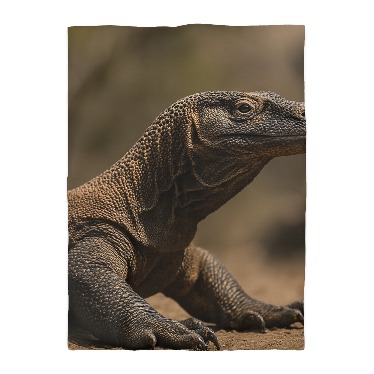 Ancient Sentinel Komodo Dragon soft comforter duvets