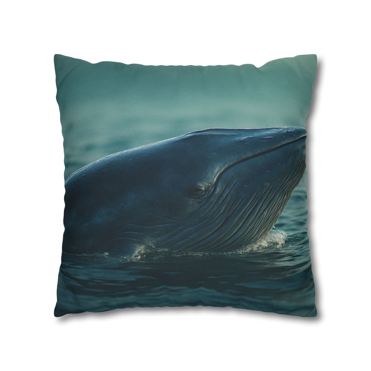 Ocean Song Blue Whale custom pillow cases