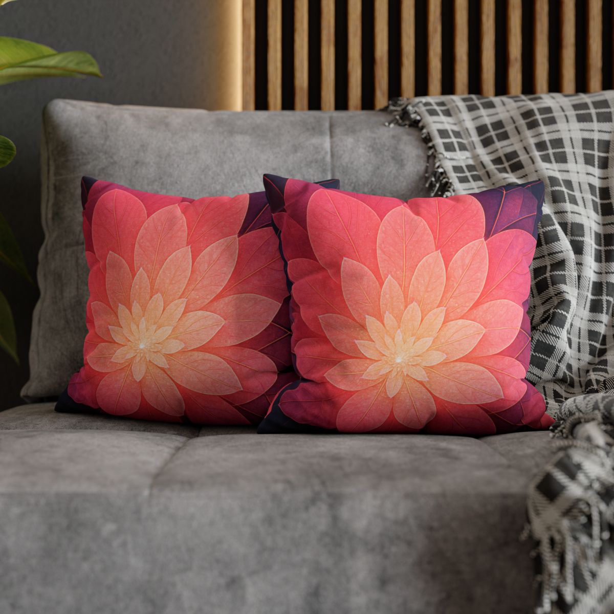 Petal Prism Overlap comfortable bedding pillow covers