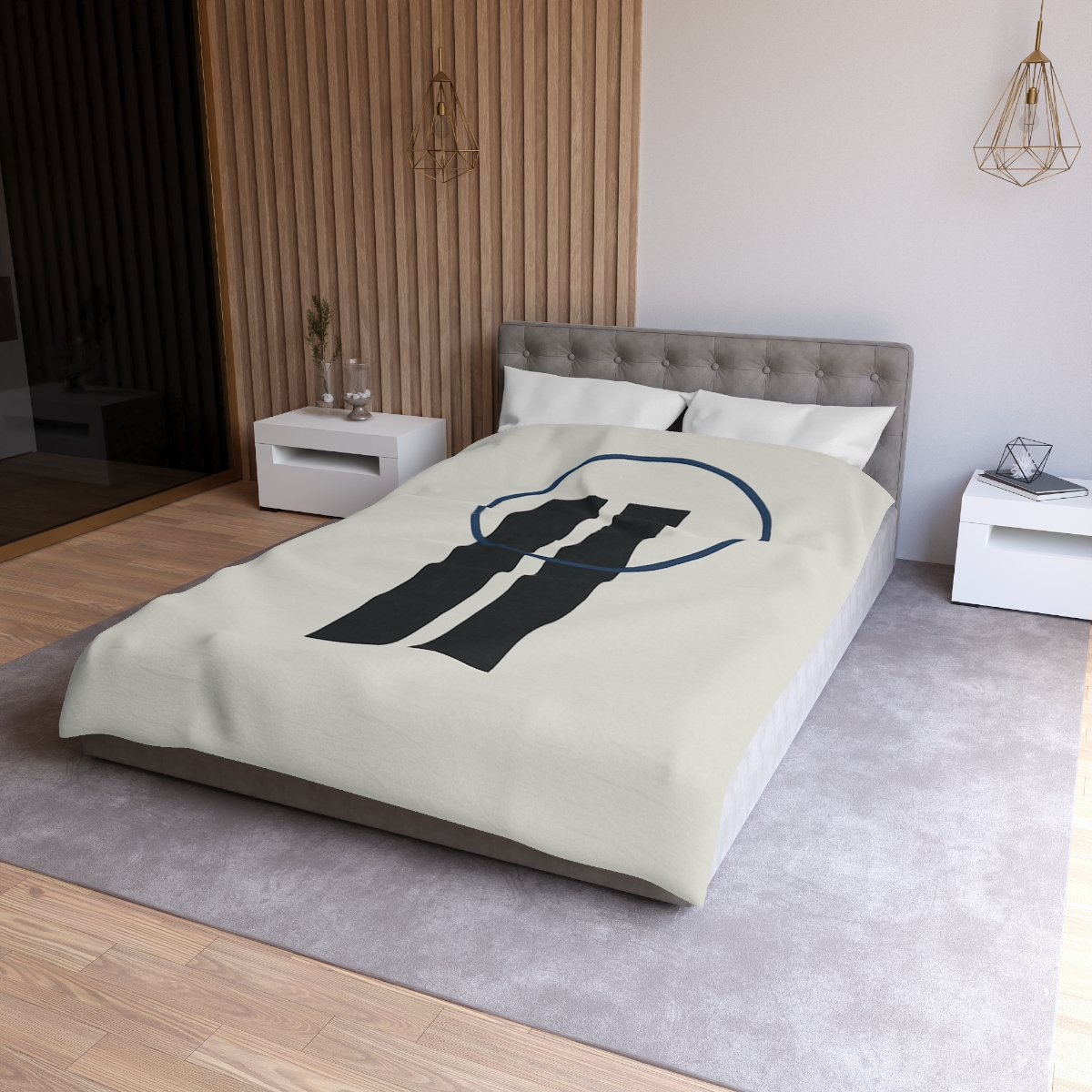 Split Column And Orbiting Ring unique patterned duvets