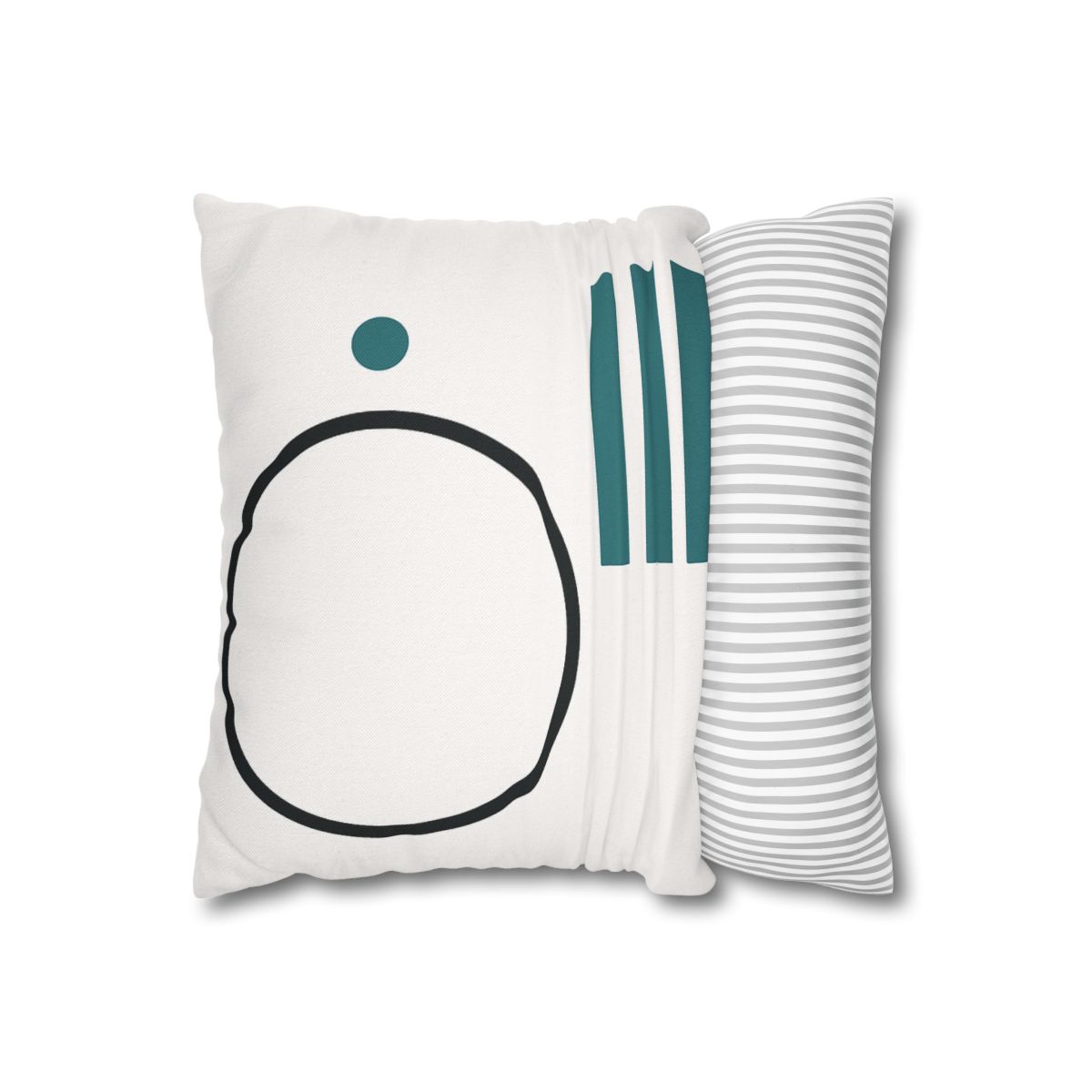 Orbiting Bars And Hollow Circle comfortable bedding pillow covers