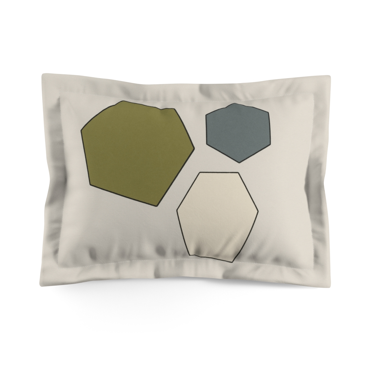 Sparse Polygon Cluster trendy accent pillows