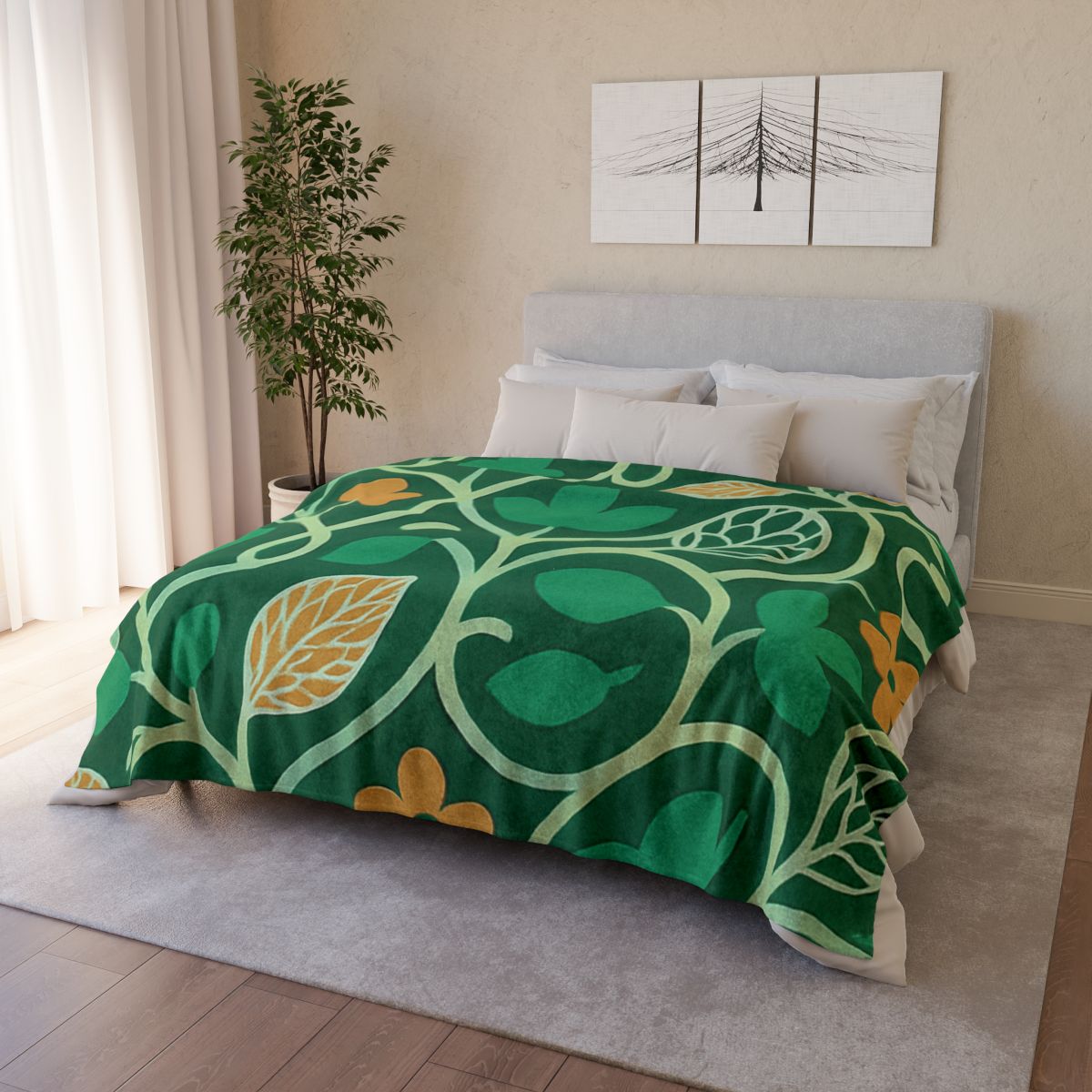 Vine Lattice Mosaic trendy patterned blankets