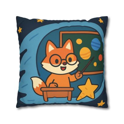 Comet Classroom With The Curious Fox custom pillow cases