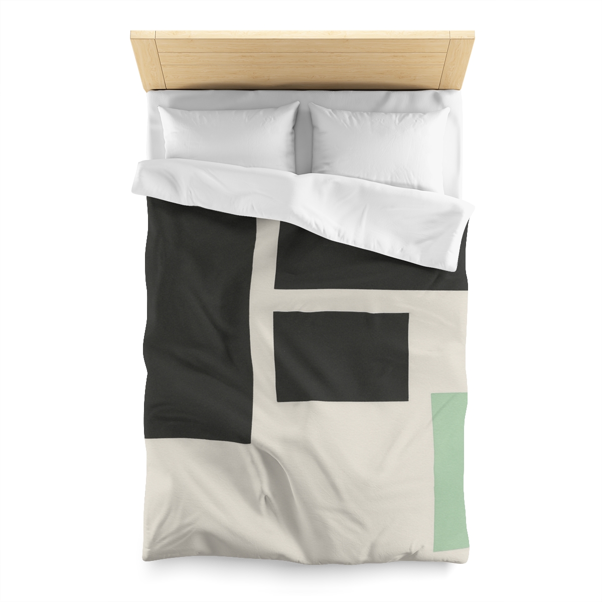 Offset Rectangle Quartet designer printed duvets