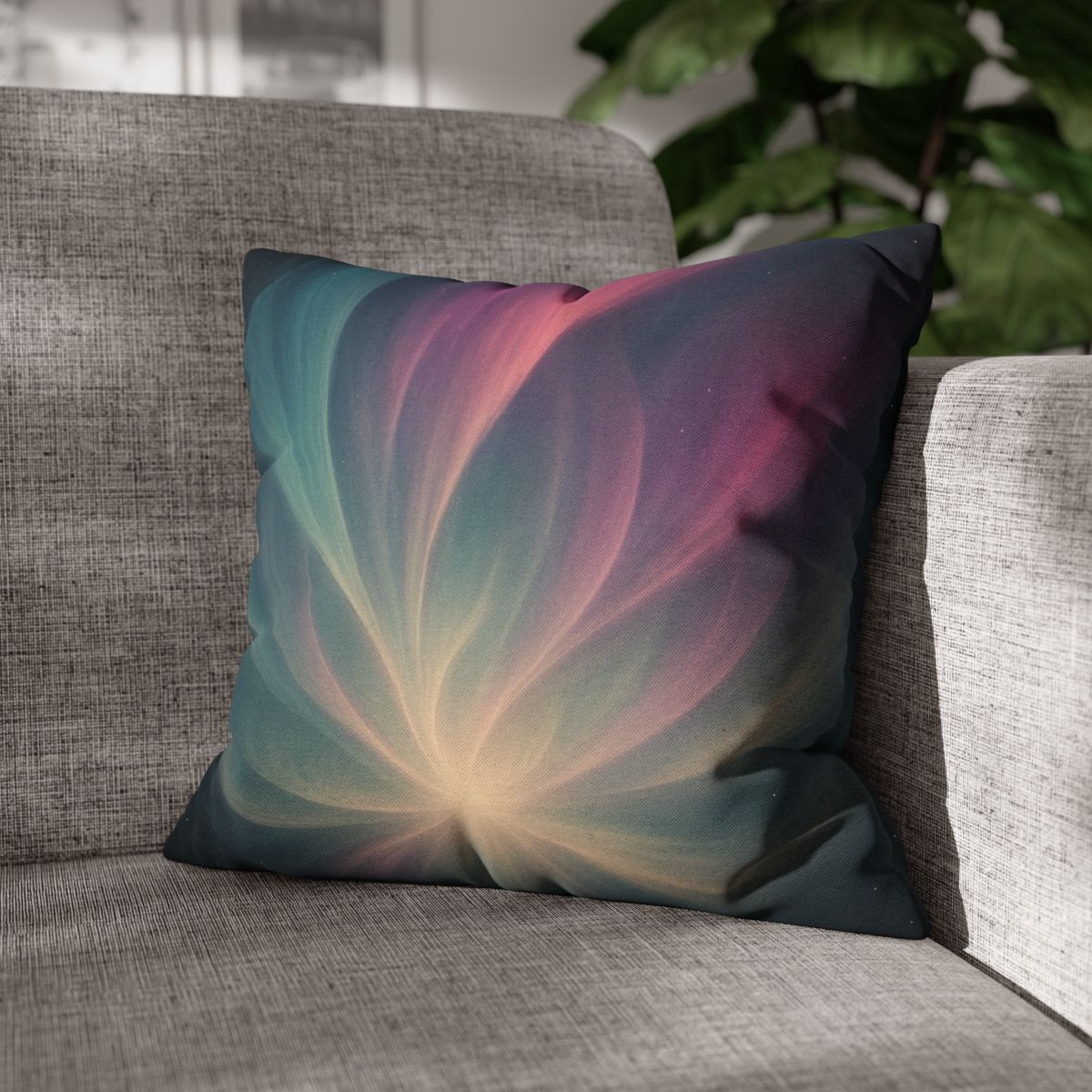 Aurora Nexus Bloom custom pillow cases