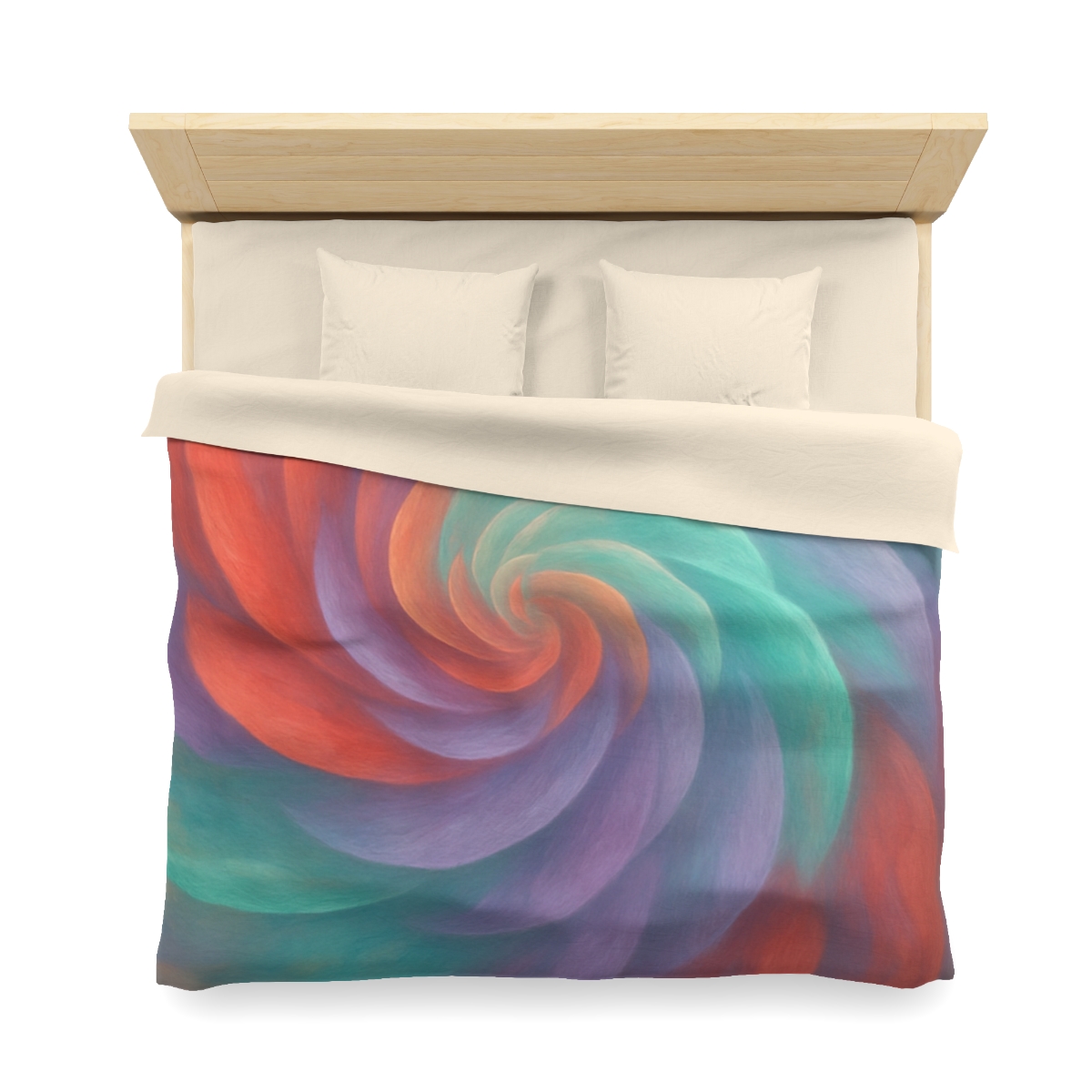 Petal Spiral Symphony unique patterned duvets