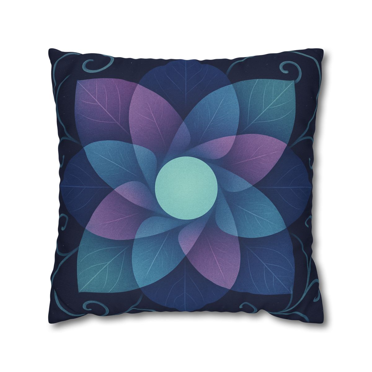 Petal Aperture Kaleidoscope soft cotton pillow cases