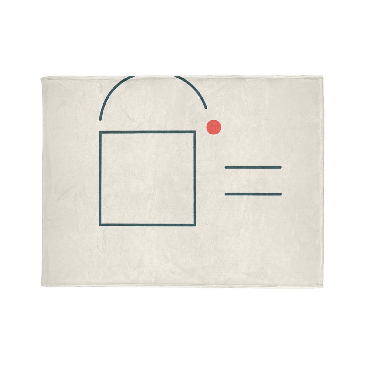 Open Frame With Drifting Arc decorative home blankets