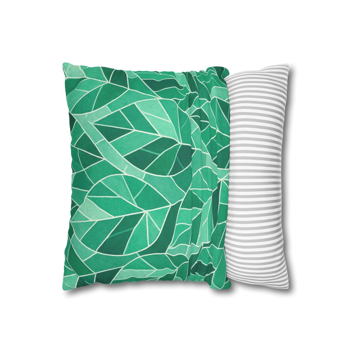Crystal Leaf Mosaic personalized pillow covers