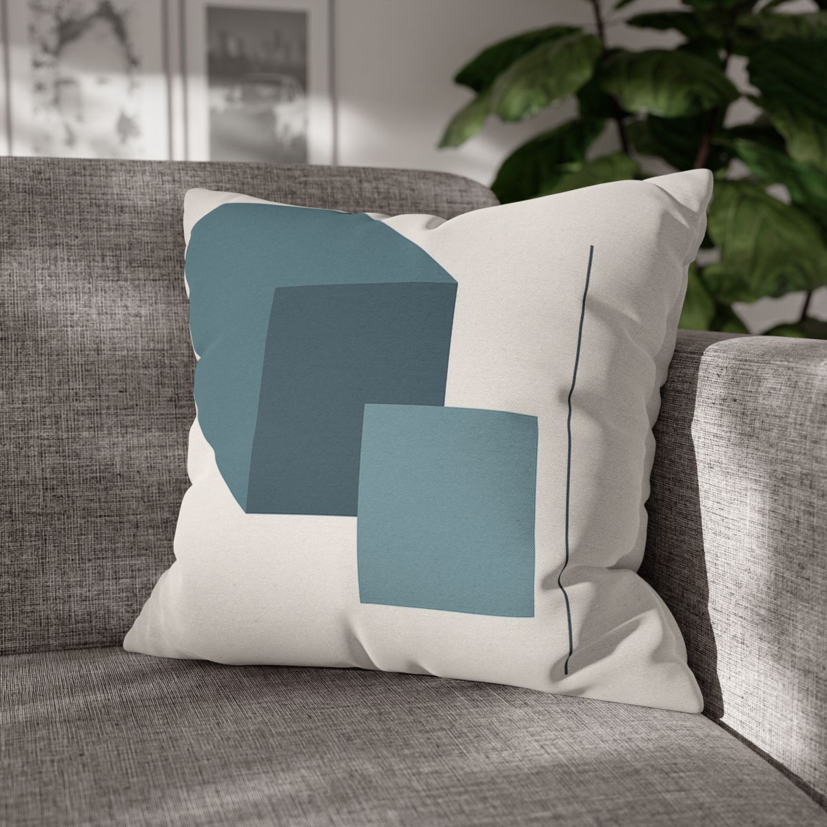 Stepped Rectangle Orbits personalized pillow covers