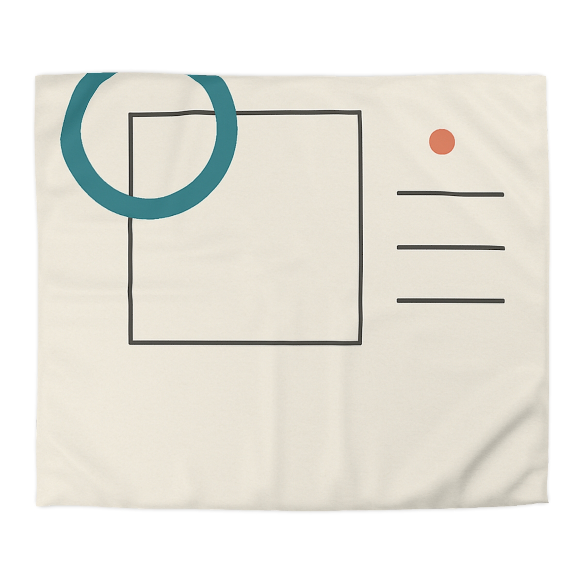 Open Frame With Drifted Ring trendy bedroom duvets