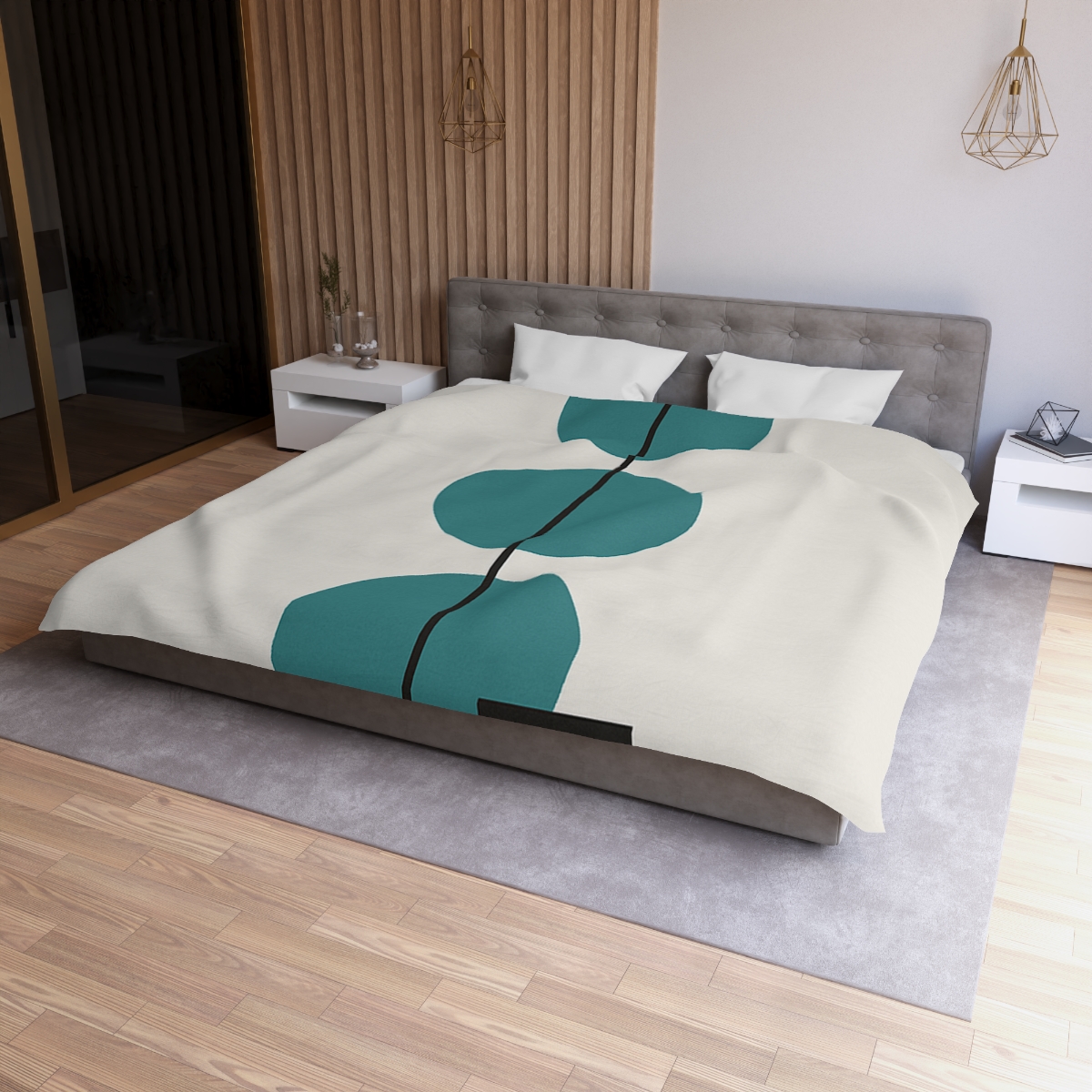 Staggered Discs With Shared Axis personalized bedding duvets