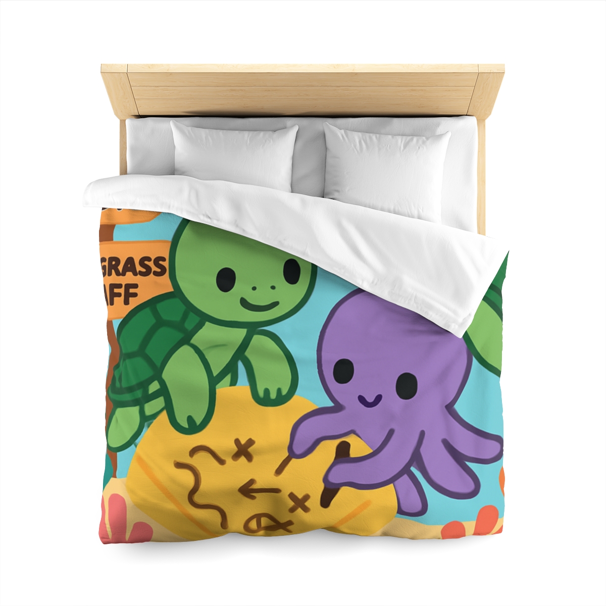 Coral Reef Map Makers trendy bedroom duvets
