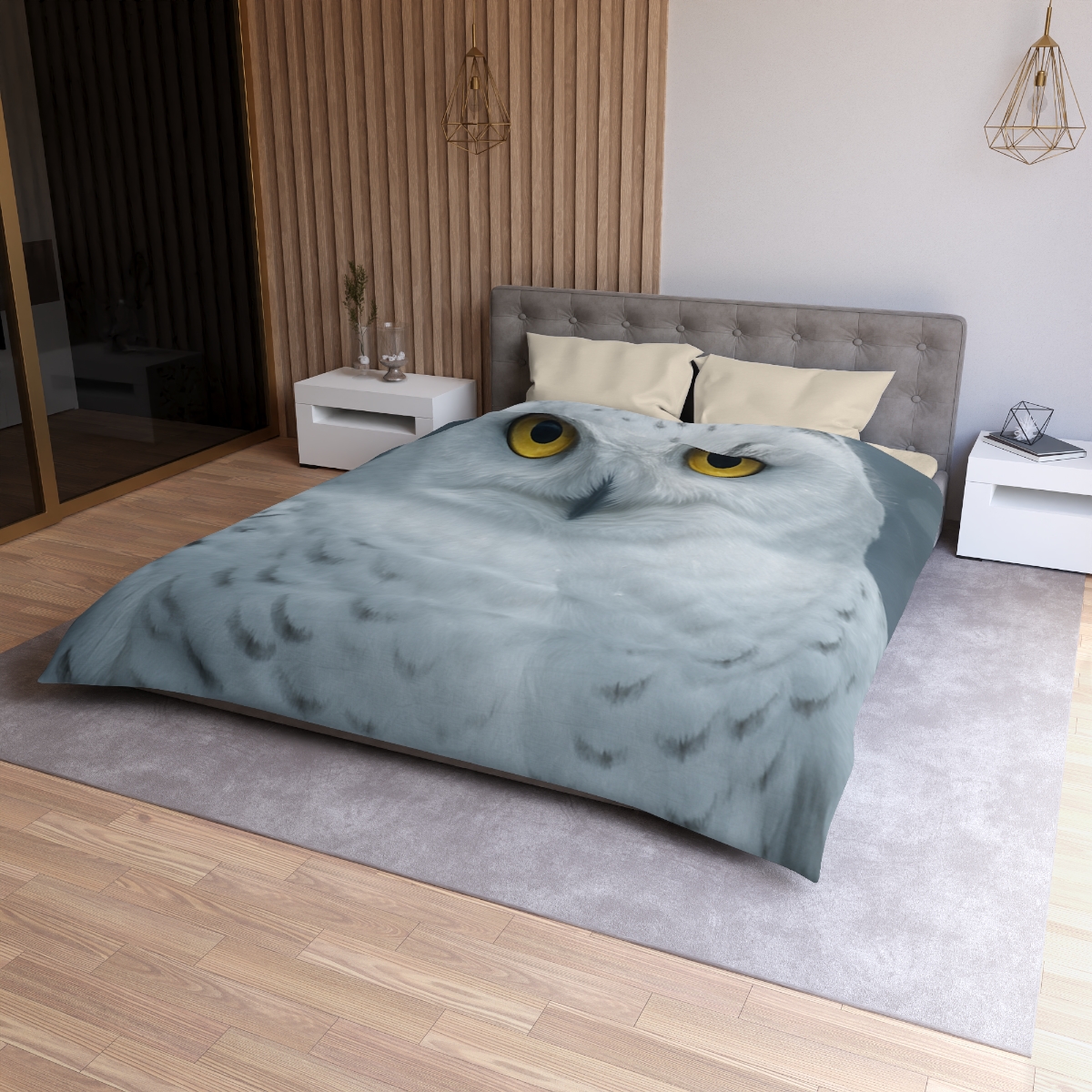 Midnight Watch Snowy Owl duvets for gifts