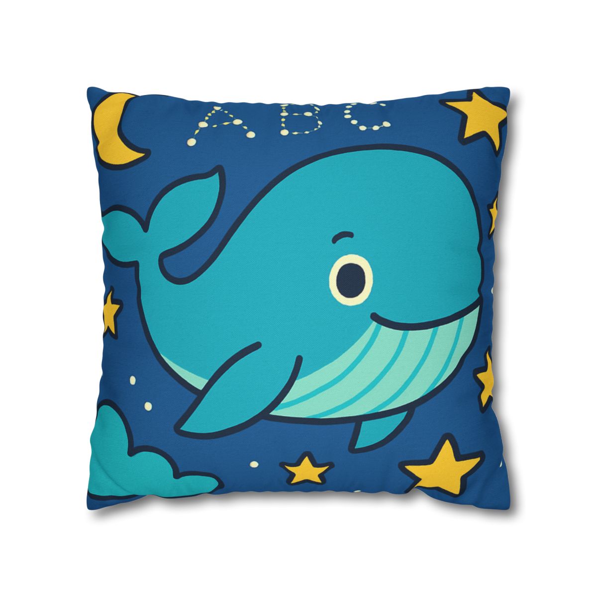 Starry Whale Expedition custom pillow cases